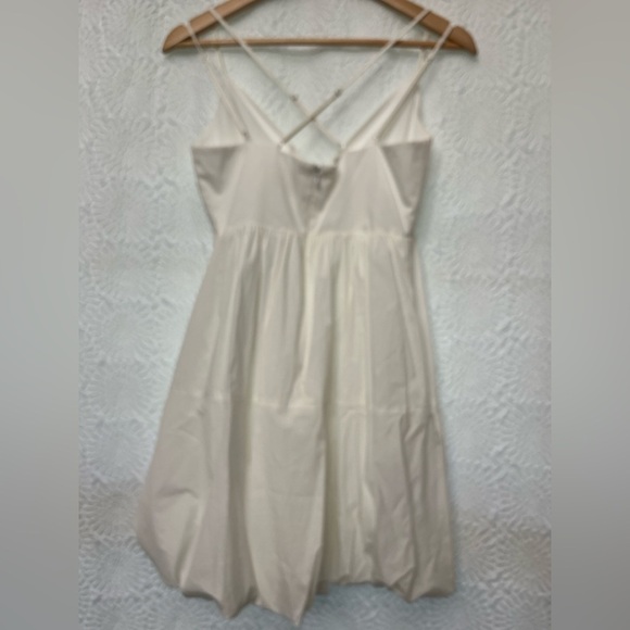 Cinq A Sept Mini Effie Dress Size 4 White Bubble Sundress Bridal Summer Chic NWT - Picture 15 of 16